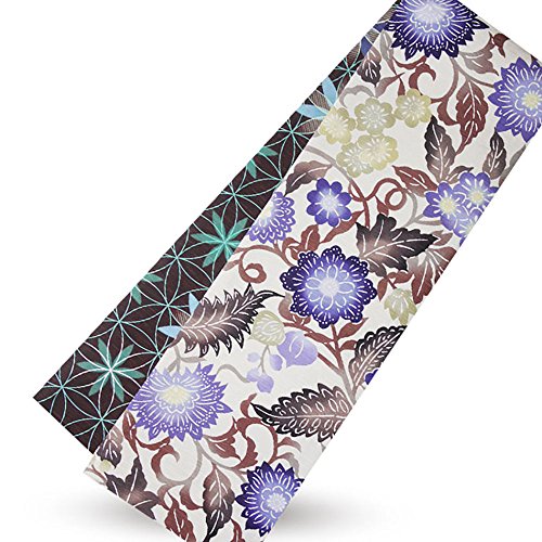 京 wa・kka ブランド 高級 シルク の リバーシブル 半巾帯 ハイクラス 浴衣 や 小紋 紬 着物 に最適です。 「シャングリラ」