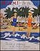MIAMI CITY OF HAPPINESS FLORIDA BEACH VACATION TRAVEL TOURISM VINTAGE POSTER REPRO