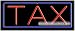 Tax Neon Sign