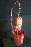 Hanging Bleeding Head on a Chain Fountain (B577)