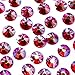 LIGHT SIAM AB (227 AB) red Swarovski NEW 2088 XIRIUS Rose 16ss 4mm flatback No-Hotfix rhinestones ss16 144 pcs (1 gross) *FREE Shipping from Mychobos (Crystal-Wholesale)*