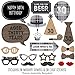 30th Milestone Birthday - Dashingly Aged to Perfection - Birthday Photo Booth Props Kit - 20 Count