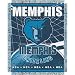 Memphis Grizzlies NBA Triple Woven Jacquard Throw (019 Series) (48x60)