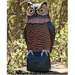 Easy Gardener Battery-Operated Electric Owl for Garden Defense