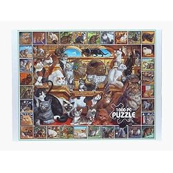 World of Cats 1000 pc Jigsaw Puzzle by White Mountain