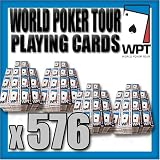 576 Bee World Poker Tour WPT Plastic Coated Poker Playing Cards Lot