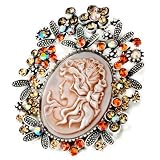 Cameo Brooches And Pins Vintage November Birthstone