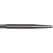 Alvord Polk 625-0 High-Speed Steel Bridge Reamer, Straight Flute, Morse Taper Shank, Uncoated (Bright)