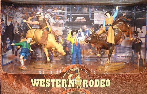 Western Rodeo Champion - Bulls and Clowns