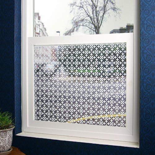 Fleur Sheer Window FIlm - 3 ft x 4 ft