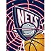 New Jersey Nets NBA Royal Plush Raschel Blanket (800 Series) (60