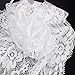 Tenworld Translucent Underwear Set Women Lace Strap Tank Top Briefs White(S-XL)