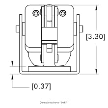 DE-STA-CO 846 Pneumatic Hold Down Action Clamp