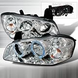 00-03 Nissan Maxima Halo Headlights withHalo Chrome