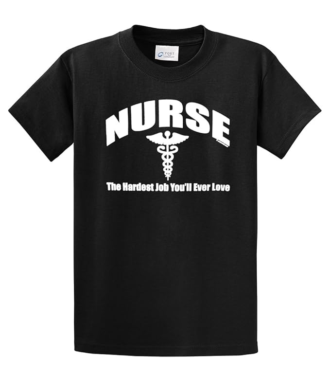 Amazon.com: Nurse T-Shirt The Hardest Job You Will Ever Love: Clothing