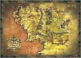 Lord of the rings - Classic Map poster 64x90cm
