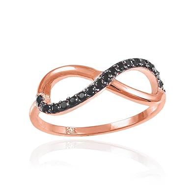 Womens diamond infinity ring