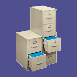 <b>Vertical File, 2 Drawer, 15"x22x26 1/16", Putty (HONH412PL)</b>