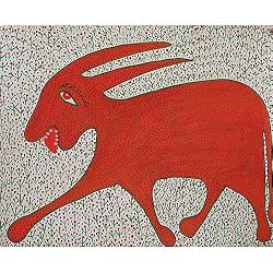India Tribal Art Gond Paintings Asian Decor (tgond003)