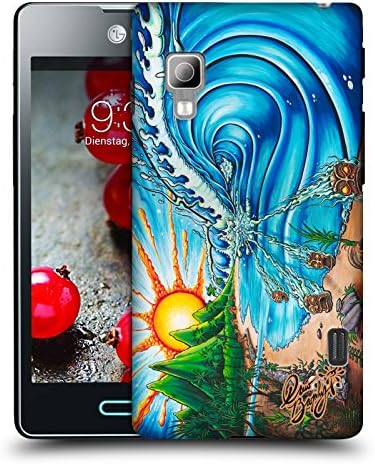 Official Drew Brophy Wall of Skulls Surf Art 2 Hard Back Case for LG Optimus L5 II Dual E455