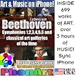 Beethoven Symphonies 1,2,3,4,5,6 and Classical Art Galleries of the Time. Ultimate Collection for iPhone and iTunes