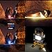 Vaincre 1600Lumens 10W 24LED Outdoor Floodlight Camping Lights Portable LED Work Lights, Built-in Rechargeable Lithium Batteries with USB Port to charge Mobile Devices and Special SOS Modes