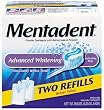 Mentadent Toothpaste, Advanced Whitening, 10.5-Ounce Container in 2-Count Package (Pack of 3)
