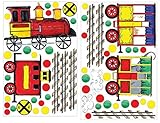 RoomMates RMK1391SLG All Aboard Peel & Stick Wall Decal MegaPack