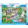 Ravensburger 06661 - Besuch im Zoo 30-48 Teile Rahmenpuzzle