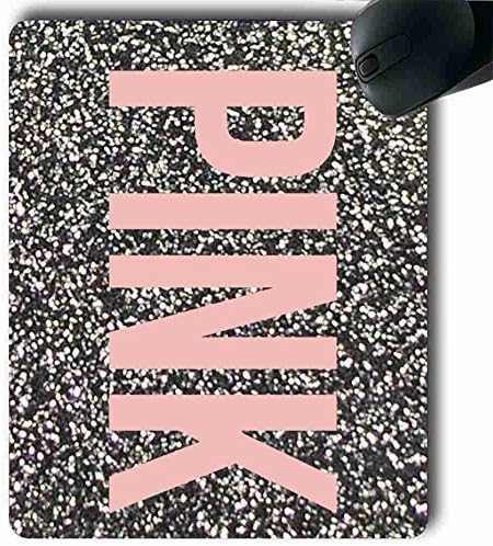 Unique Personalized Mouse Pad pink victoria s secret Support Bluetooth Mouse Suitable For Girl by Titanium Accessories