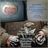 McKesson Staydry Performance Plus Premoistened Disposable Washcloth 8X12 - Case of 576
