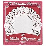 Paper Doilies 6-1/2" Round 36/Pkg-White
