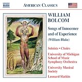 William Bolcom - Songs of Innocence and of Experience (William Blake) / Slatkin, University of Michigan School of Music