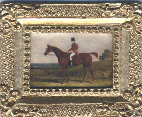 Dollhouse Artwork Framed Equestrian Print