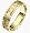 14 Karat Yellow Gold Multi-Texture 6mm Wide Diamond Wedding Band - 4