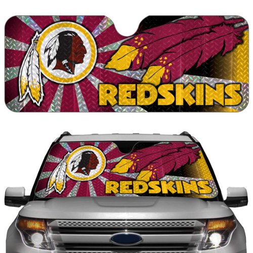 Washington Redskins Car Truck SUV Front Windshield Sunshade - Accordion Style