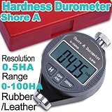 Digital Shore A Hardness Durometer 100HA Tester Tire Rubber LCD Display Meter