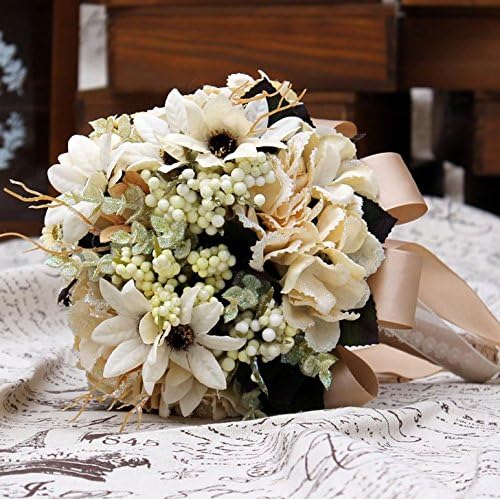 European and American romantic Wedding Church wedding elegant bridal bouquets Artificial flowers toss bouquet
