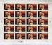 Alfred Lunt & Lynn Fontanne 20 x 33 Cent US Postage Stamps Scot #3287