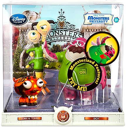 Disney / Pixar MONSTERS UNIVERSITY Exclusive 6 Inch Action Figure 2-Pack Terri & Terry and Don