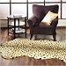 Faux Fur Cheetah Leopard Rug