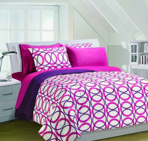 Beverly Hills Polo Club Vanessa Full 7-Pieces Comforter Set, Multi