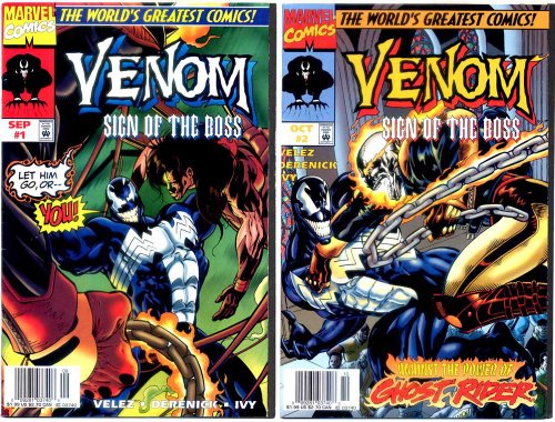 Venom - Sign of the Boss #1-2 Complete Limited Series (Marvel Comics 1997 - 2 Comics)