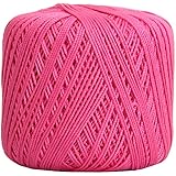 Crochet Thread - SIZE 3 - Color 35 - HOT PINK - 2 Sizes - 27 Colors Available