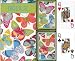 Large Print Playing Cards - Butterflies - 2 Deck Set with Score Pad - Other Designs Available