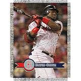 David Ortiz #21 Boston Red Sox MLB Woven Tapestry Throw Blanket (48x60)