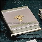 Gold & Silver Medical Note Holder