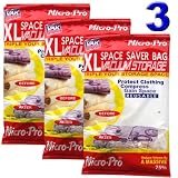 xs-stock 3 x Micro Pro Xtra Large Vacuum Storage Bags 80 x 100cm