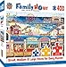 MasterPieces Family Hour Ocean Park Ocean Pier Jigsaw Puzzle, 400-Piece
