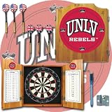 UNLV Dart Cabinet with Board - Game Room Products Dart Cabinets NCAA - Colleges